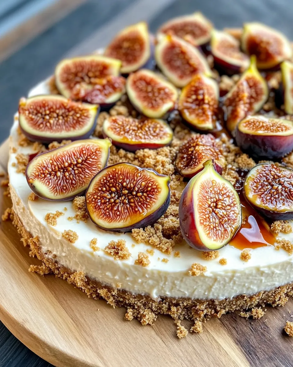 Classic Maple-Roasted Fig Cheesecake picture