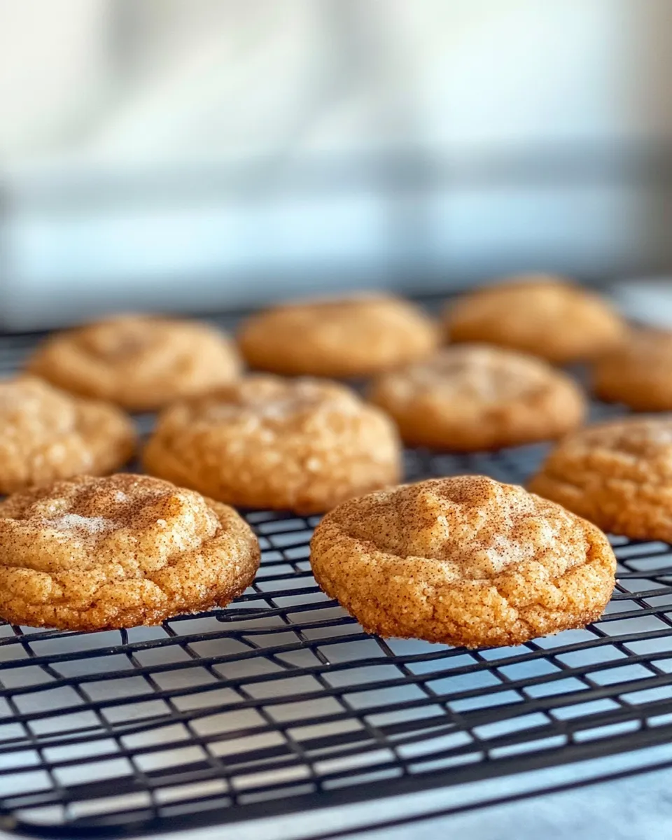 Easy Maple Cinnamon Sugar Cookies food shot