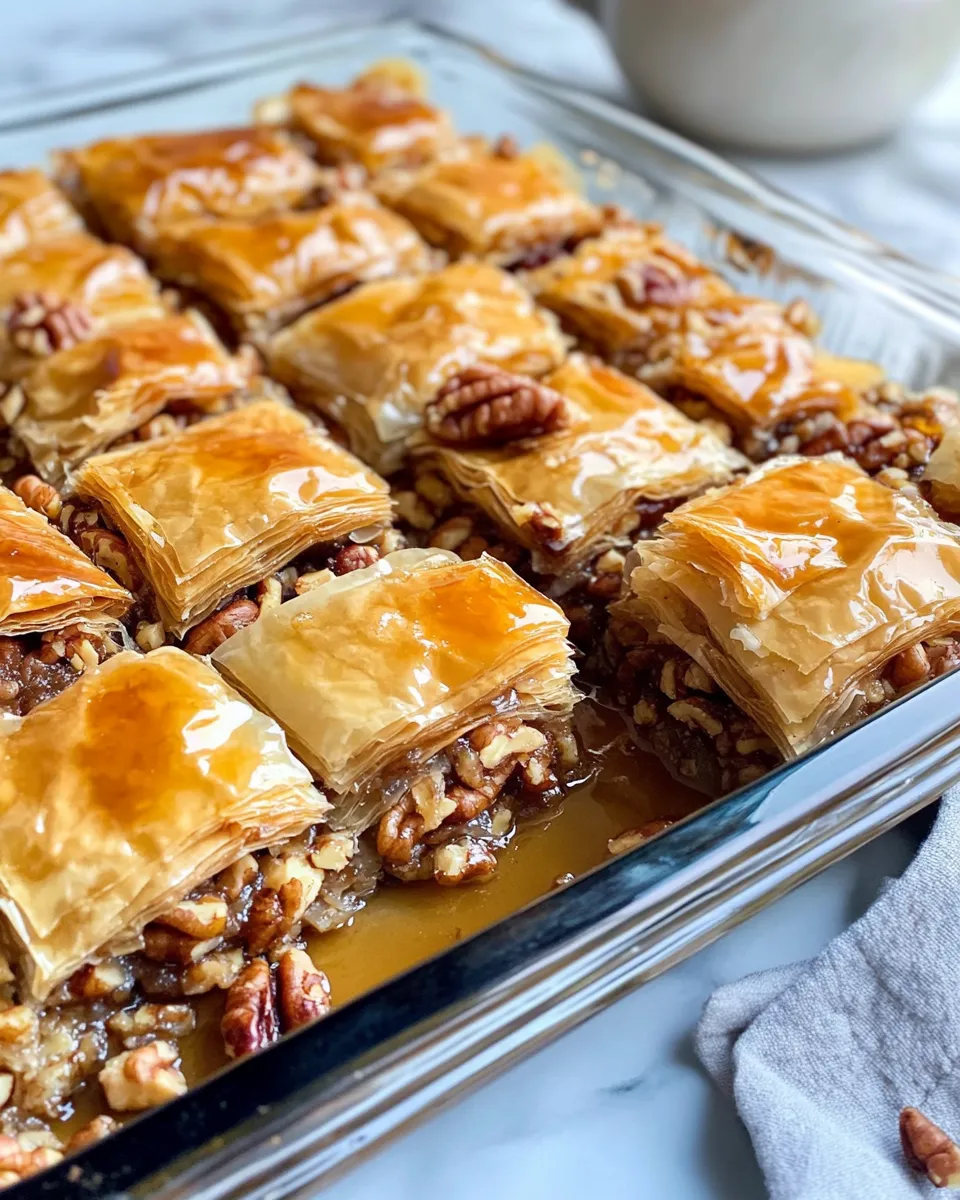 Delicious Maple Pecan Baklava image