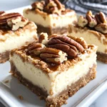 Homemade Maple Pecan Cheesecake Bars recipe photo