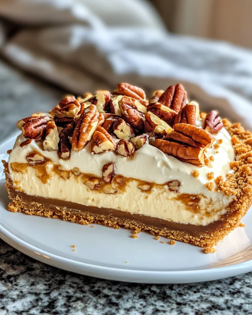 Homemade Maple Pecan Cheesecake Tart photo