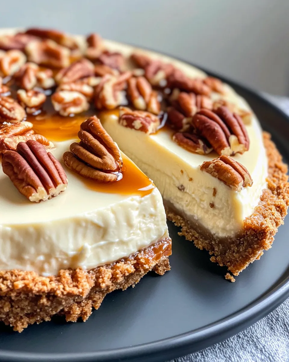 Easy Maple Pecan Cheesecake Tart dish photo