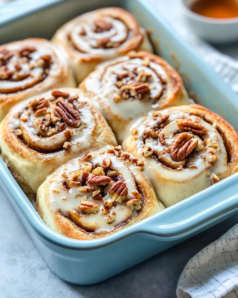 Classic Maple Pecan Cinnamon Rolls dish photo