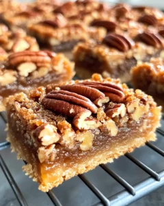 Homemade Maple Pecan Pie Bars photo