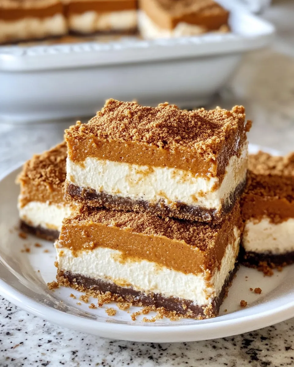 Easy Maple Pumpkin Cheesecake Bars recipe photo
