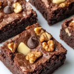 Delicious Maple Walnut Fudge Brownies photo