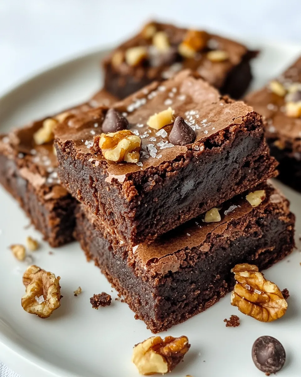 Classic Maple Walnut Fudge Brownies recipe image