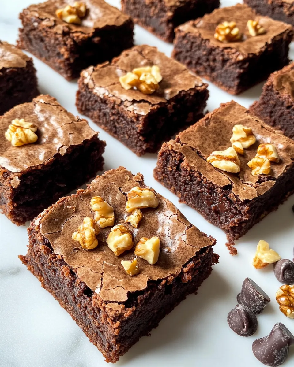 Easy Maple Walnut Fudge Brownies dish photo