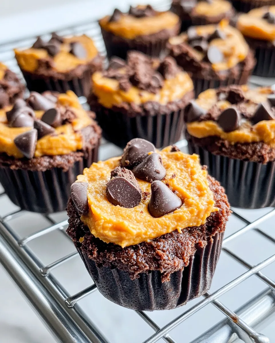 Classic Pumpkin Cheesecake Brownie Bites dish photo
