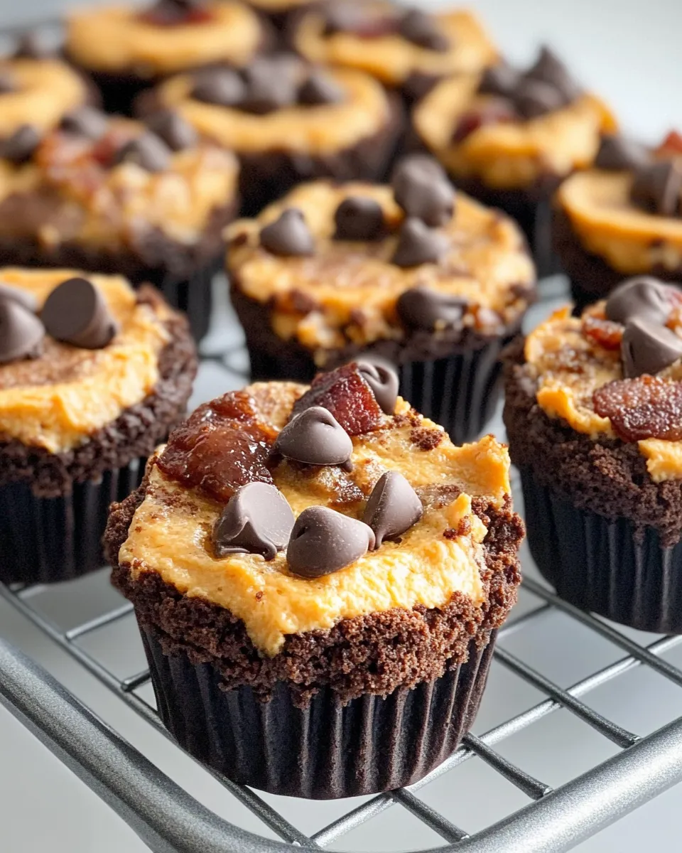 Delicious Pumpkin Cheesecake Brownie Bites picture