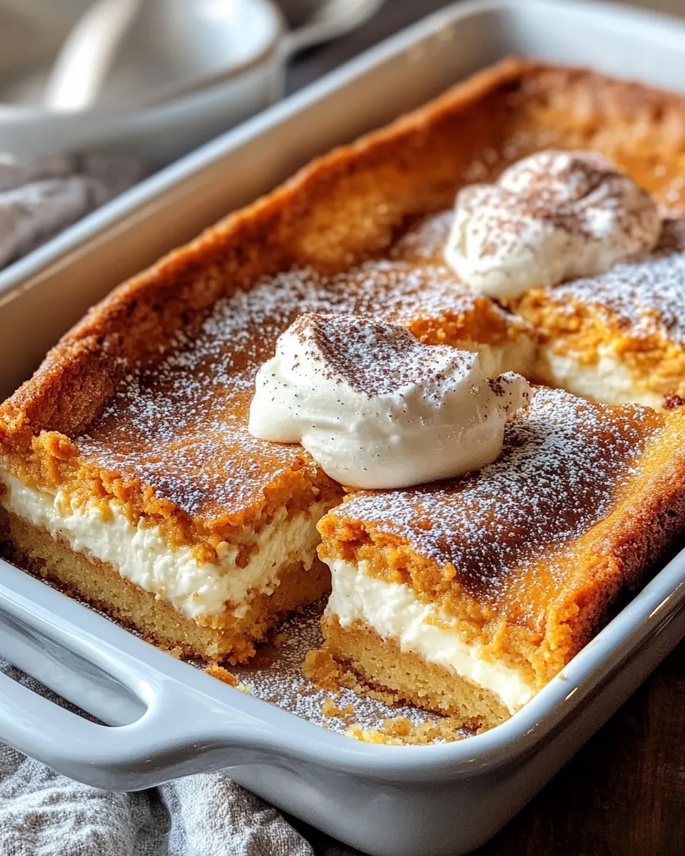 Easy Pumpkin Gooey Butter Cake recipe image