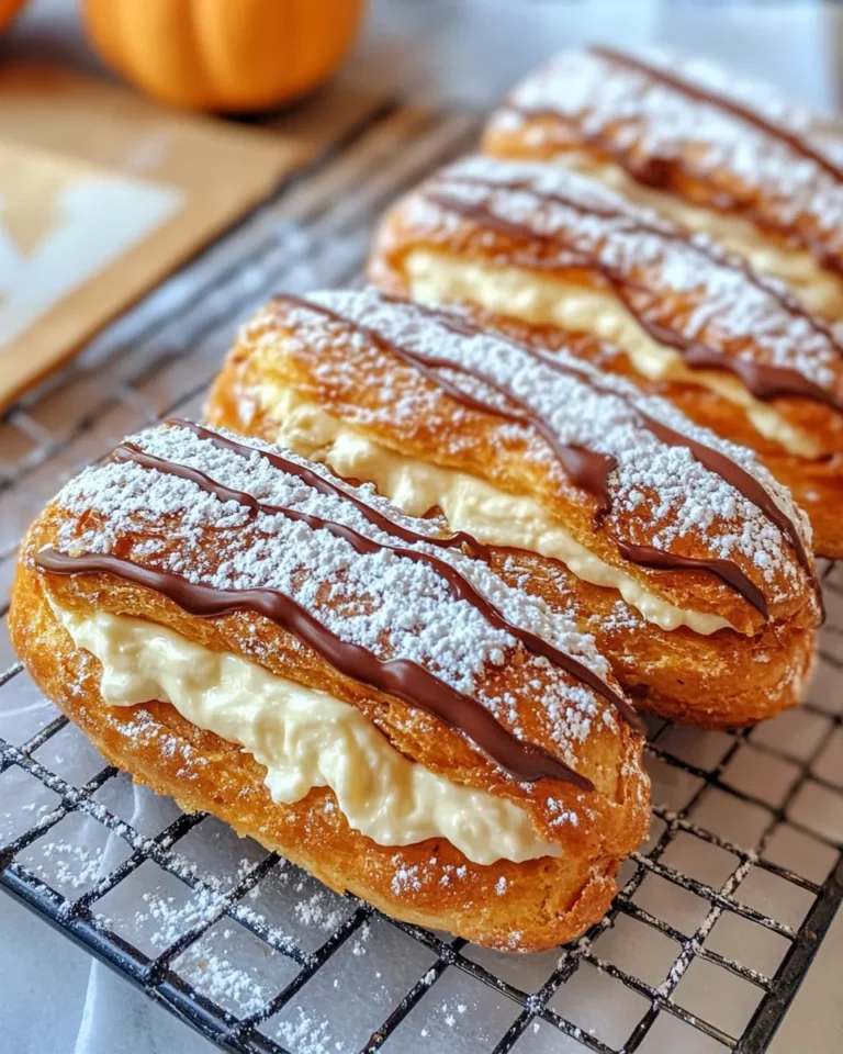 Homemade Pumpkin Spice Ã‰clairs photo