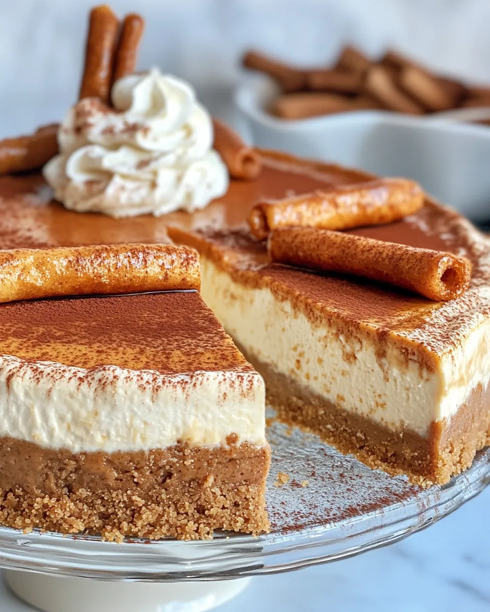 Classic Pumpkin Spice Churro Cheesecake dish photo