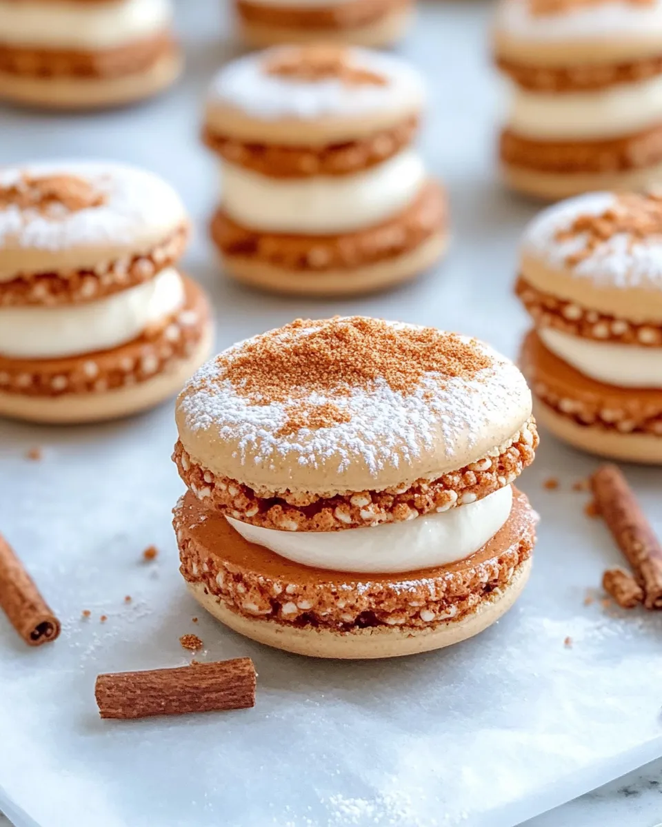 Classic Pumpkin Spice Macarons image