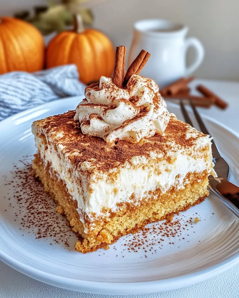 Easy Pumpkin Spice Tres Leches Cake recipe photo