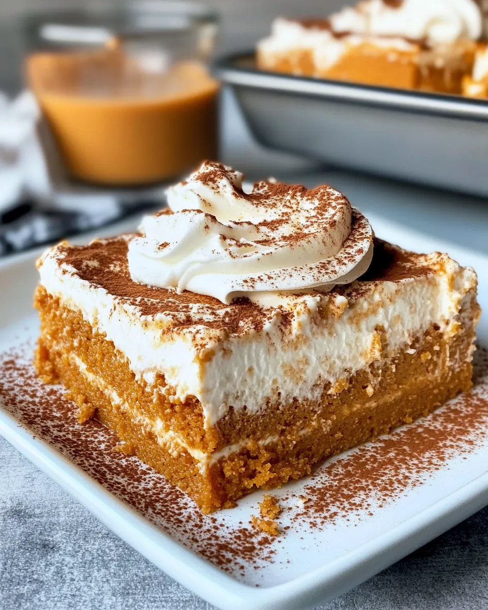 Delicious Pumpkin Spice Tres Leches Cake shot