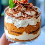 Homemade Pumpkin Tiramisu Trifle photo