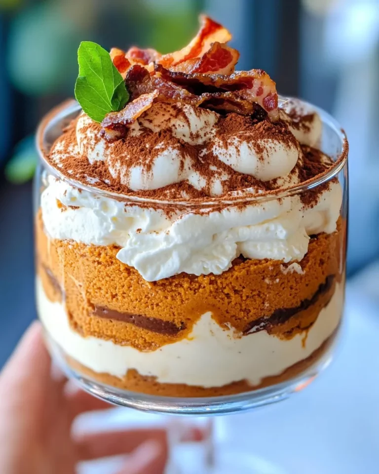 Homemade Pumpkin Tiramisu Trifle photo