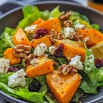Homemade Roasted Pumpkin & Feta Salad photo