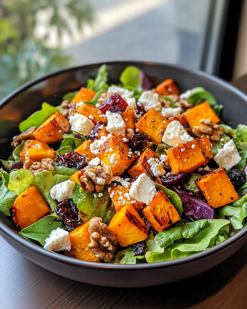 Easy Roasted Pumpkin & Feta Salad recipe photo