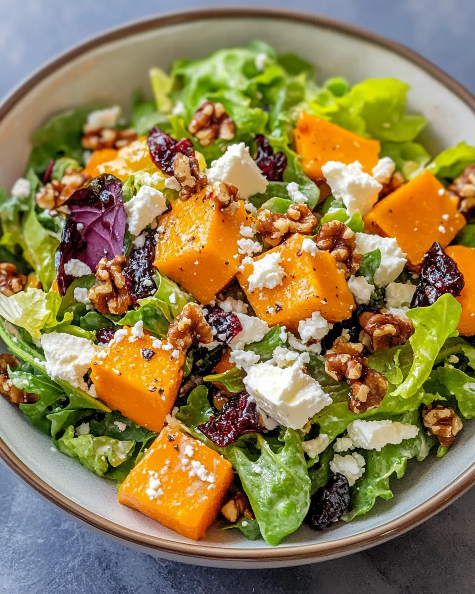 Delicious Roasted Pumpkin & Feta Salad dish photo