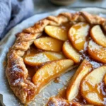 Homemade Salted Caramel Pear Galette photo