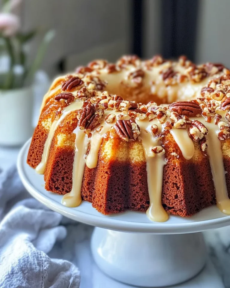 Homemade Toffee Pecan Pound Cake recipe photo