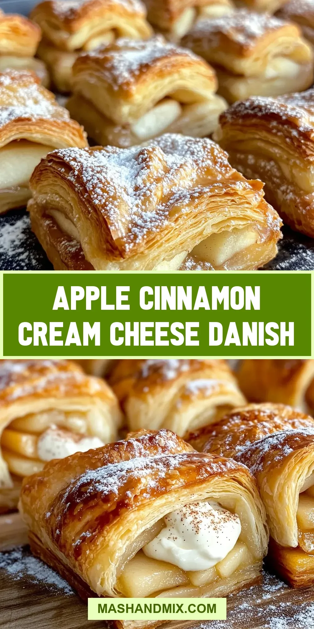 Apple Cinnamon Cream Cheese Danish (Delicious & Delicious)