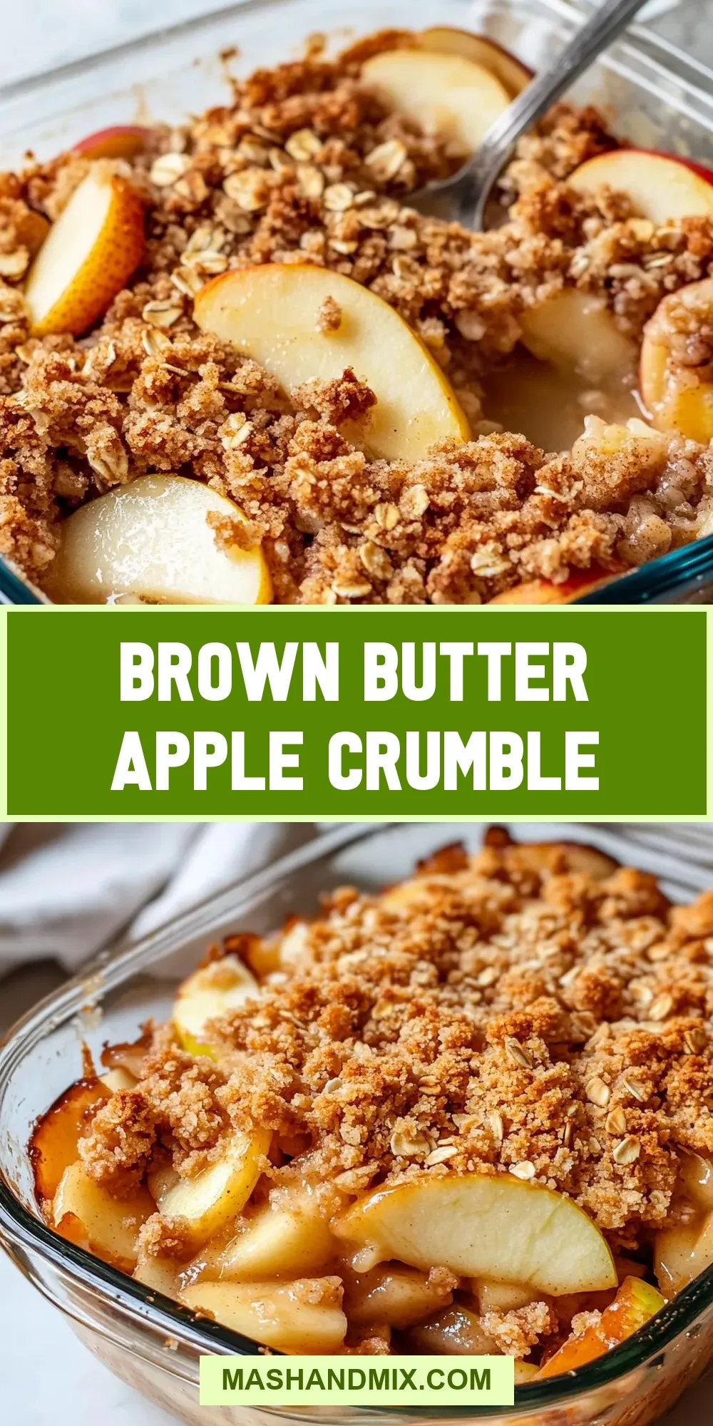The Best Brown Butter Apple Crumble Ever