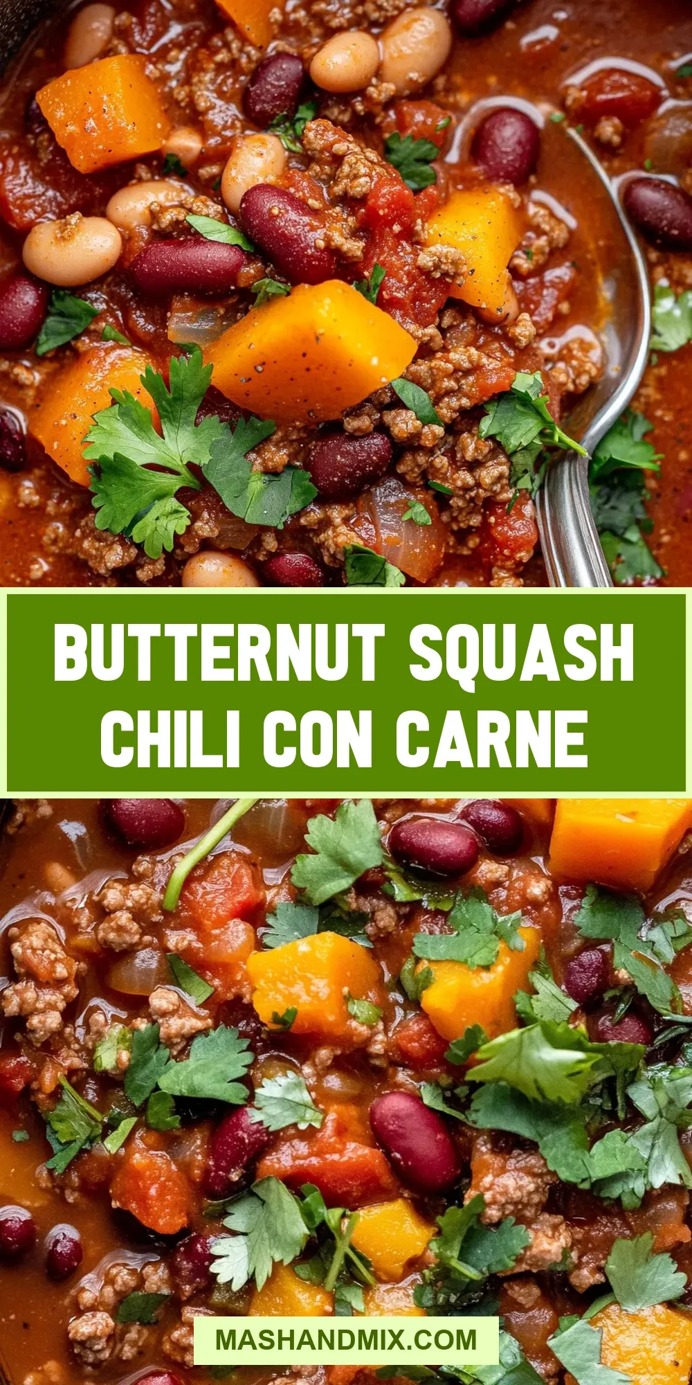 The Best Butternut Squash Chili Con Carne Ever