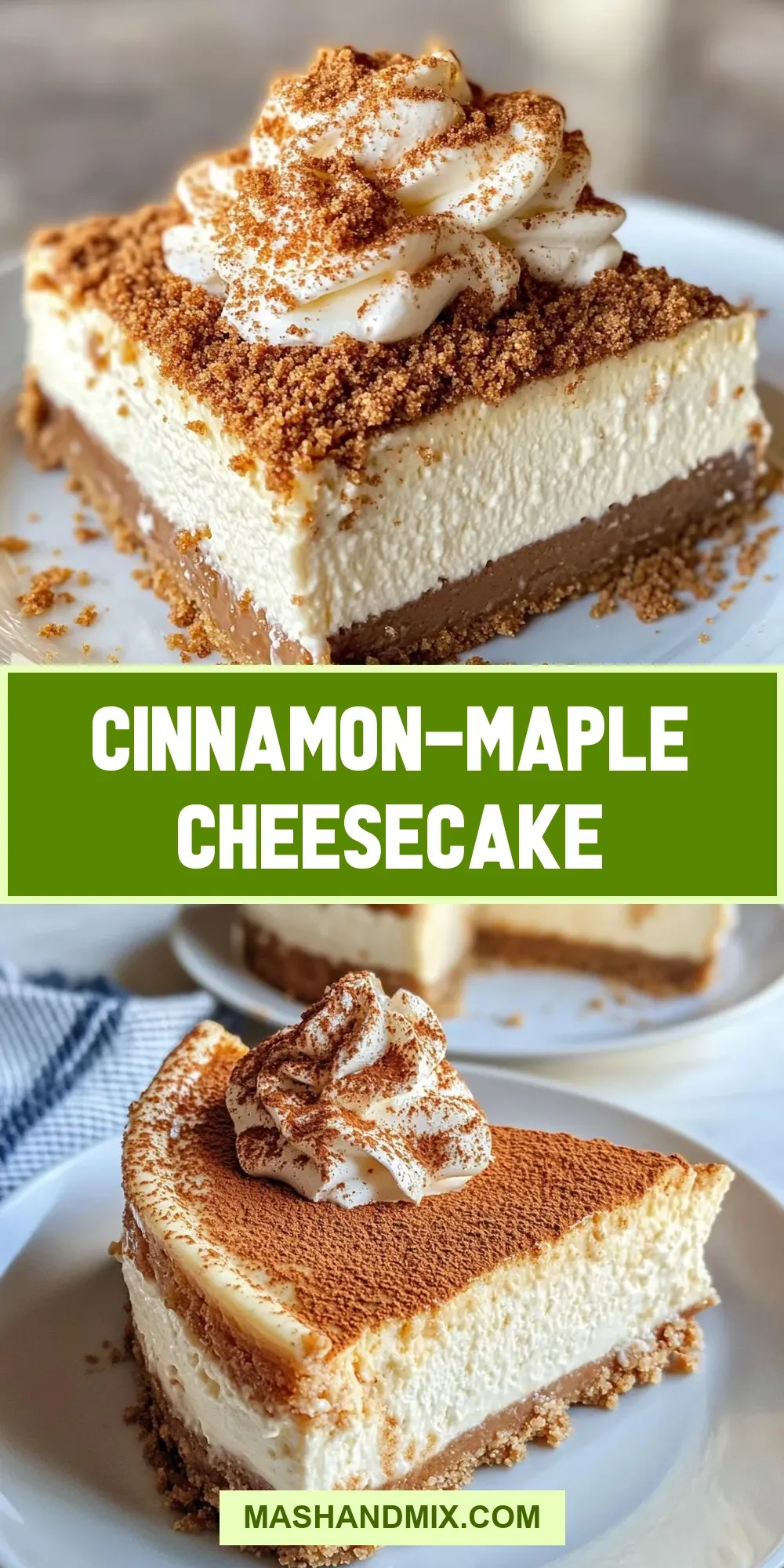 How To Make Tasty Cinnamon-Maple Cheesecake