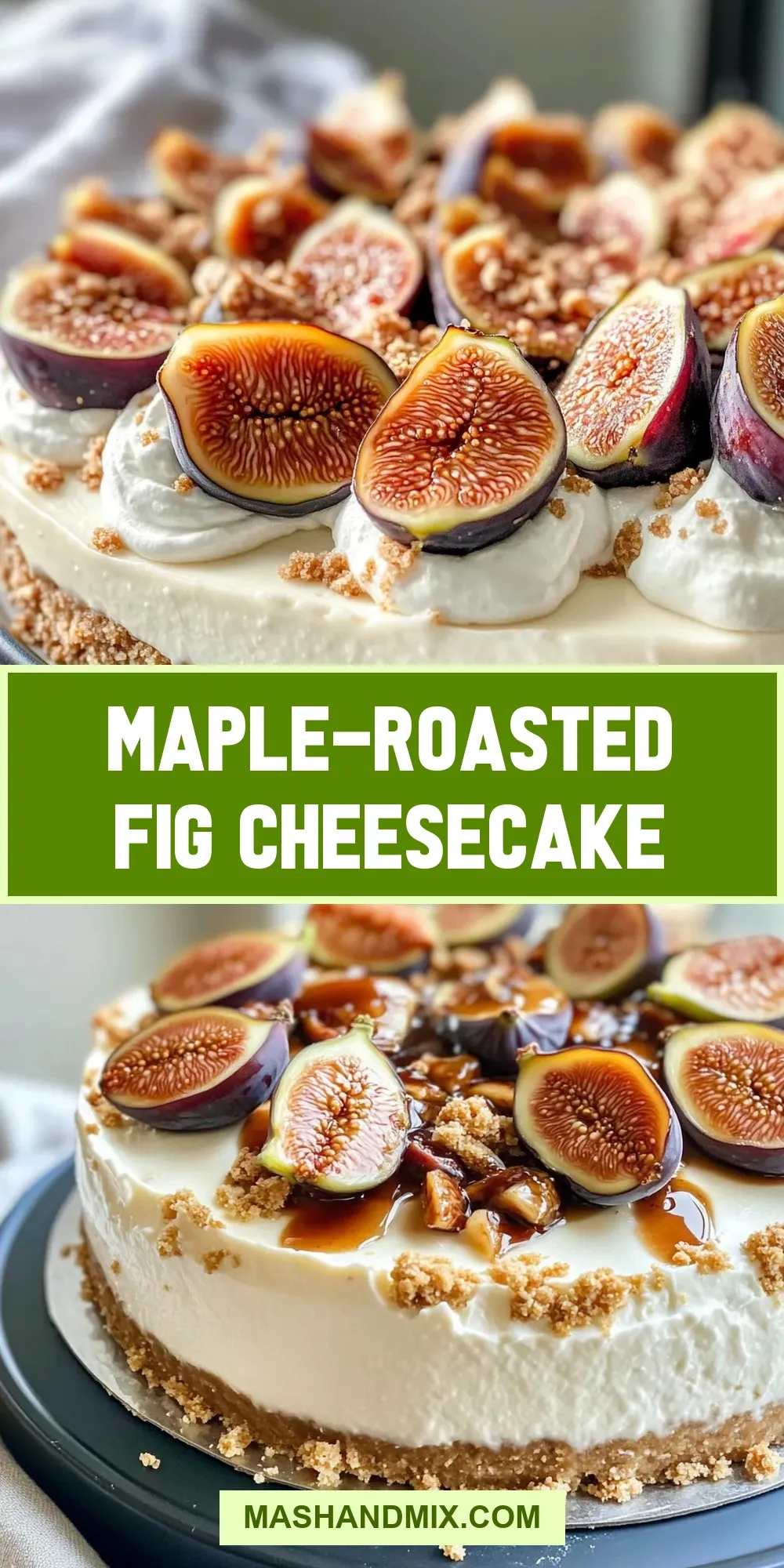 The Best Maple-Roasted Fig Cheesecake Ever