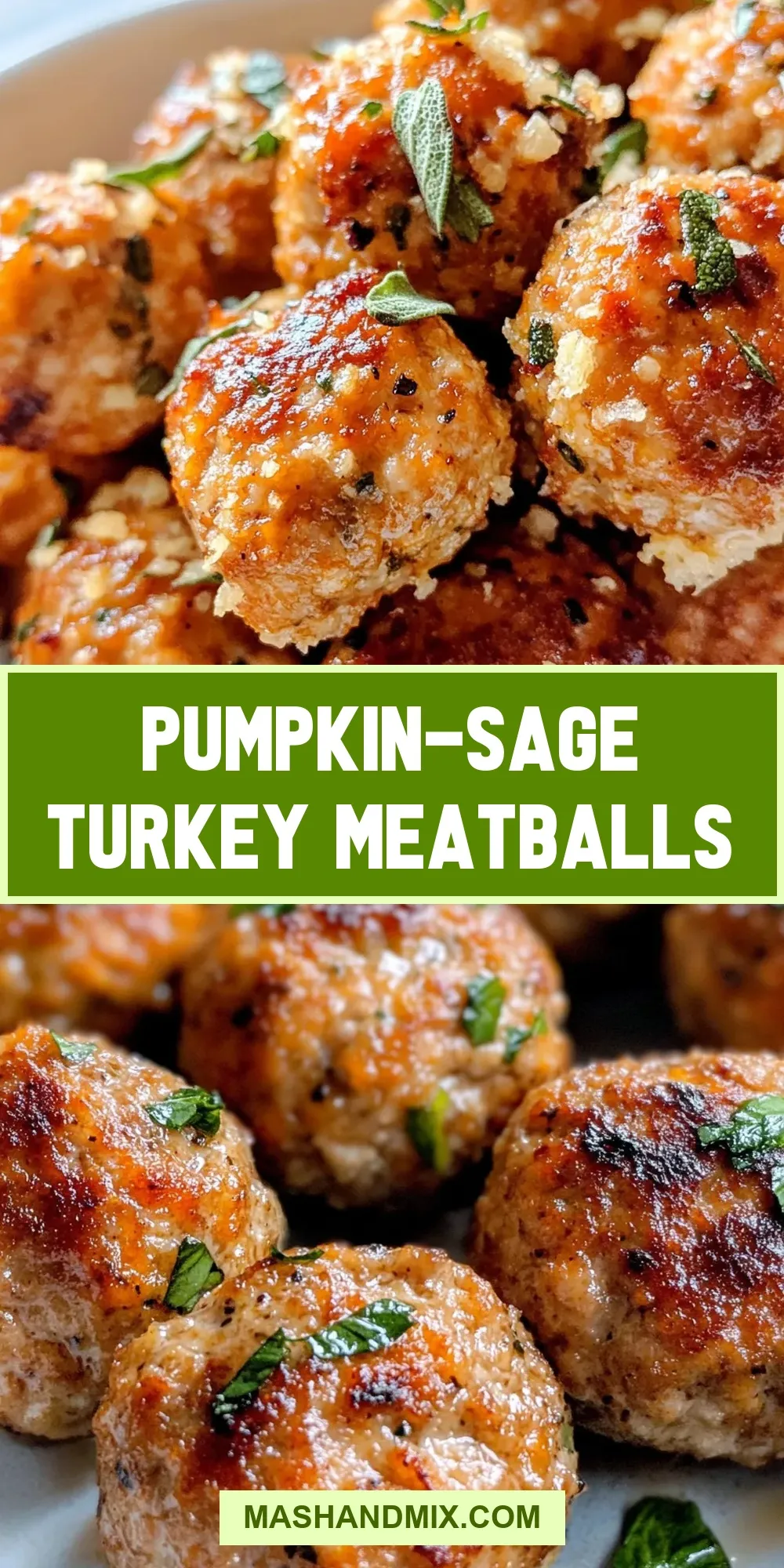 Easy Pumpkin-Sage Turkey Meatballs Recipe