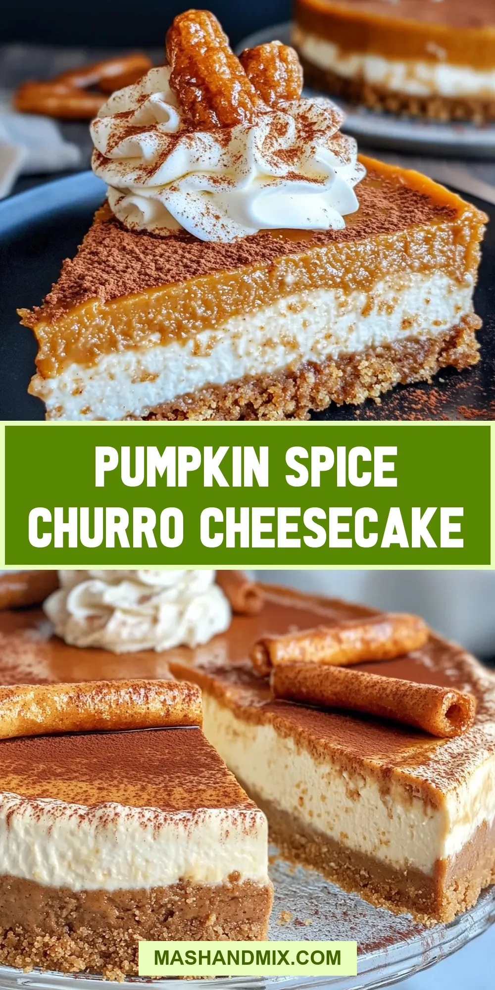 How To Make Easy Pumpkin Spice Churro Cheesecake