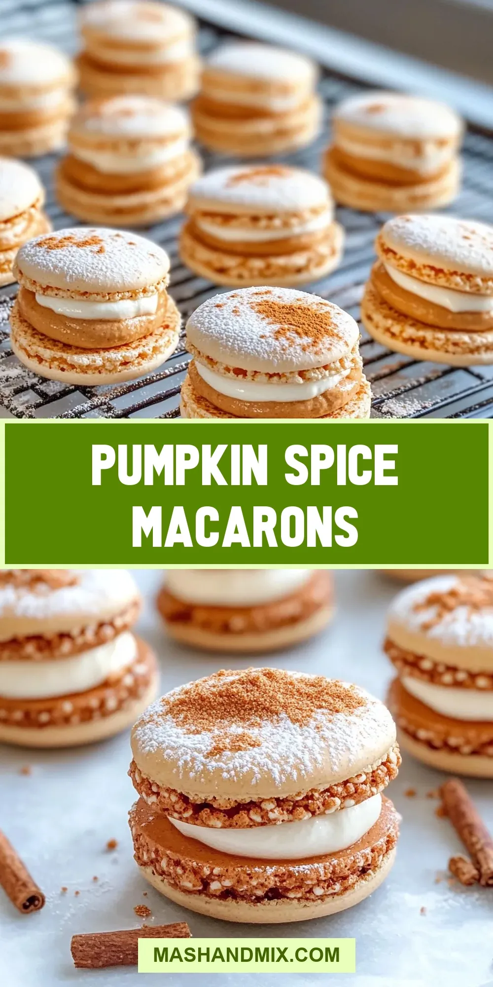 Pumpkin Spice Macarons Recipe