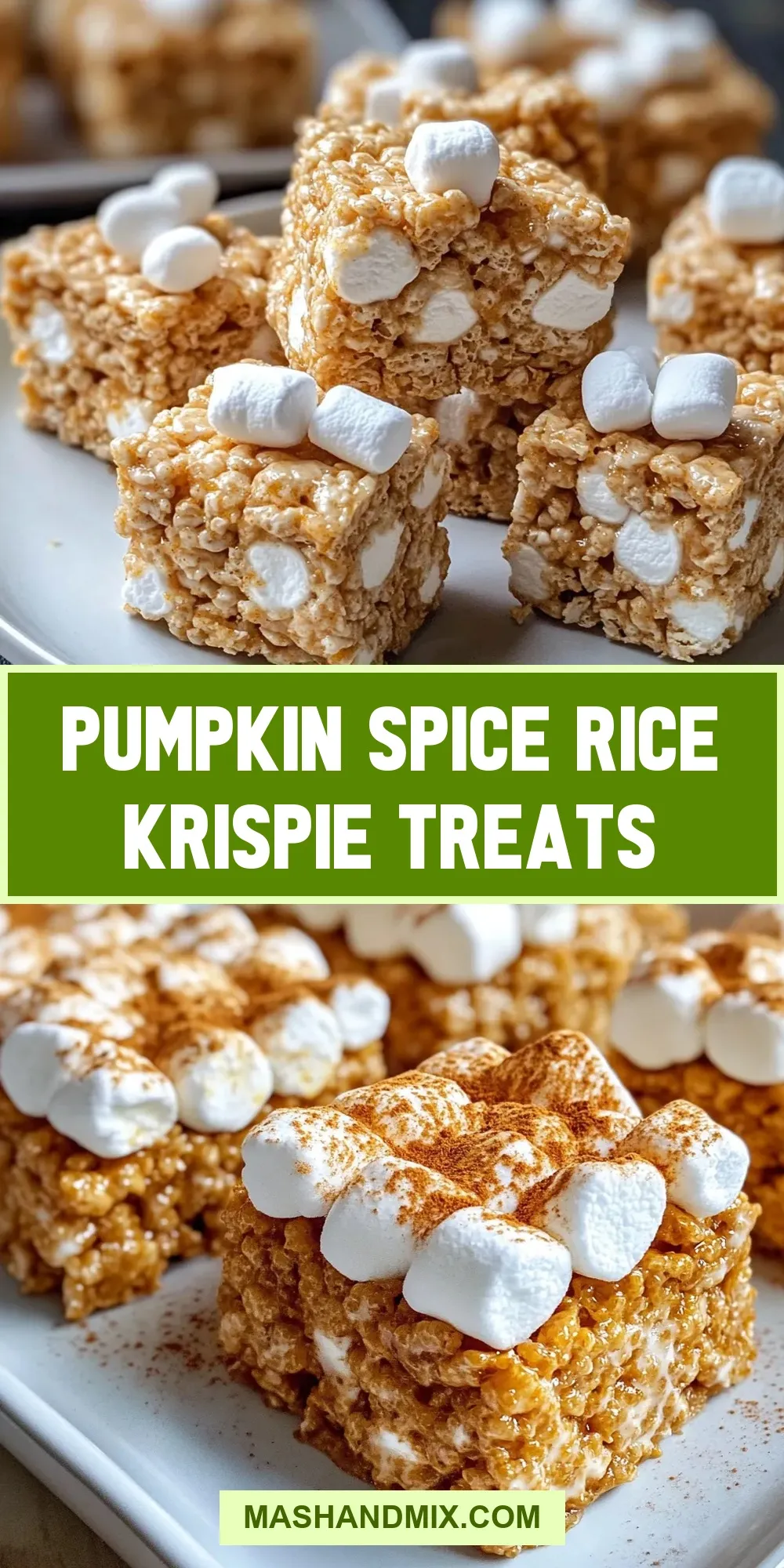 The Best Pumpkin Spice Rice Krispie Treats Ever