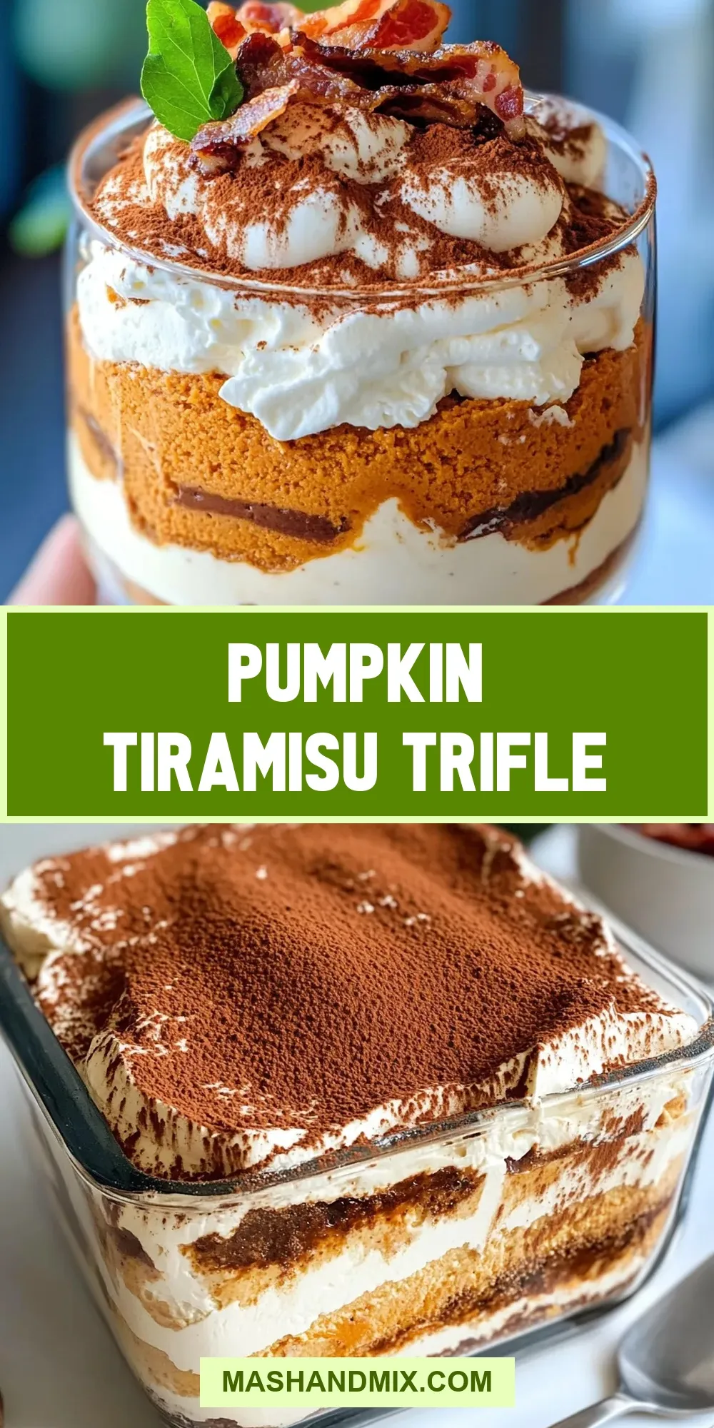 Pumpkin Tiramisu Trifle Recipe