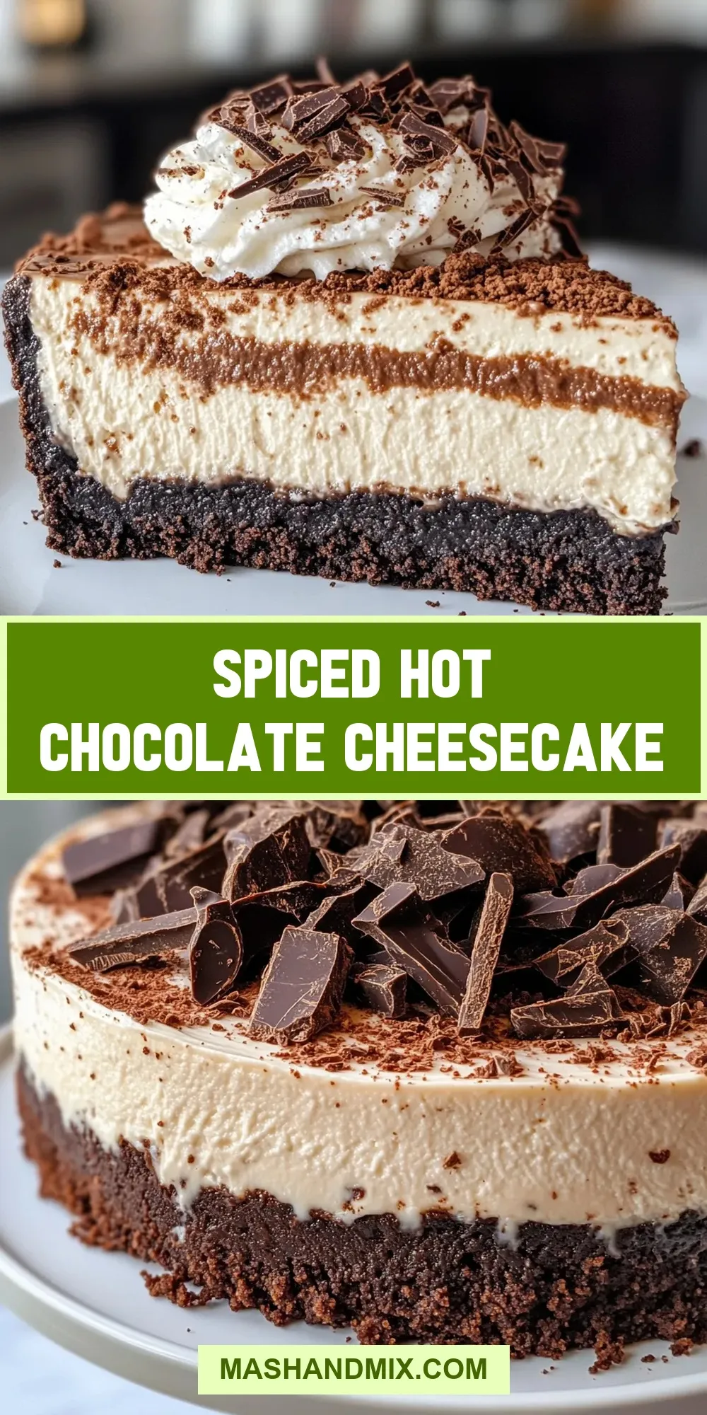 How To Make Simple Spiced Hot Chocolate Cheesecake