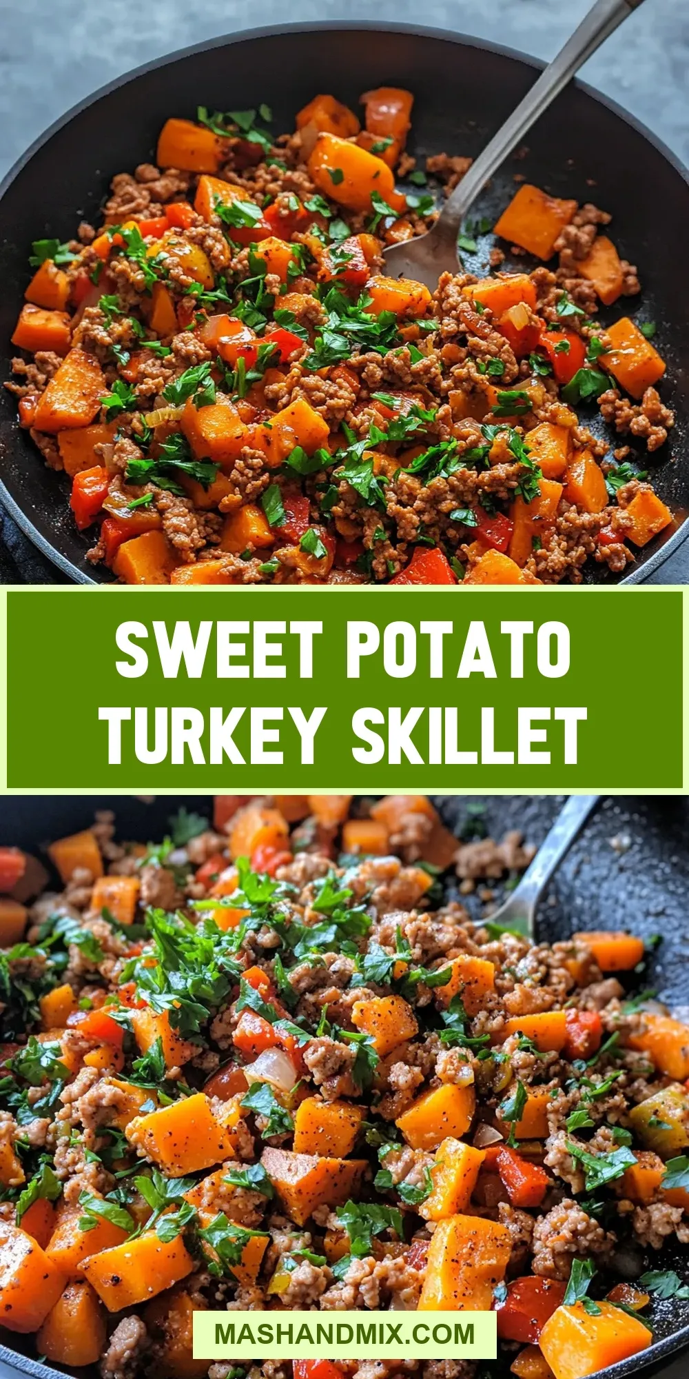 Flavorful Sweet Potato Turkey Skillet
