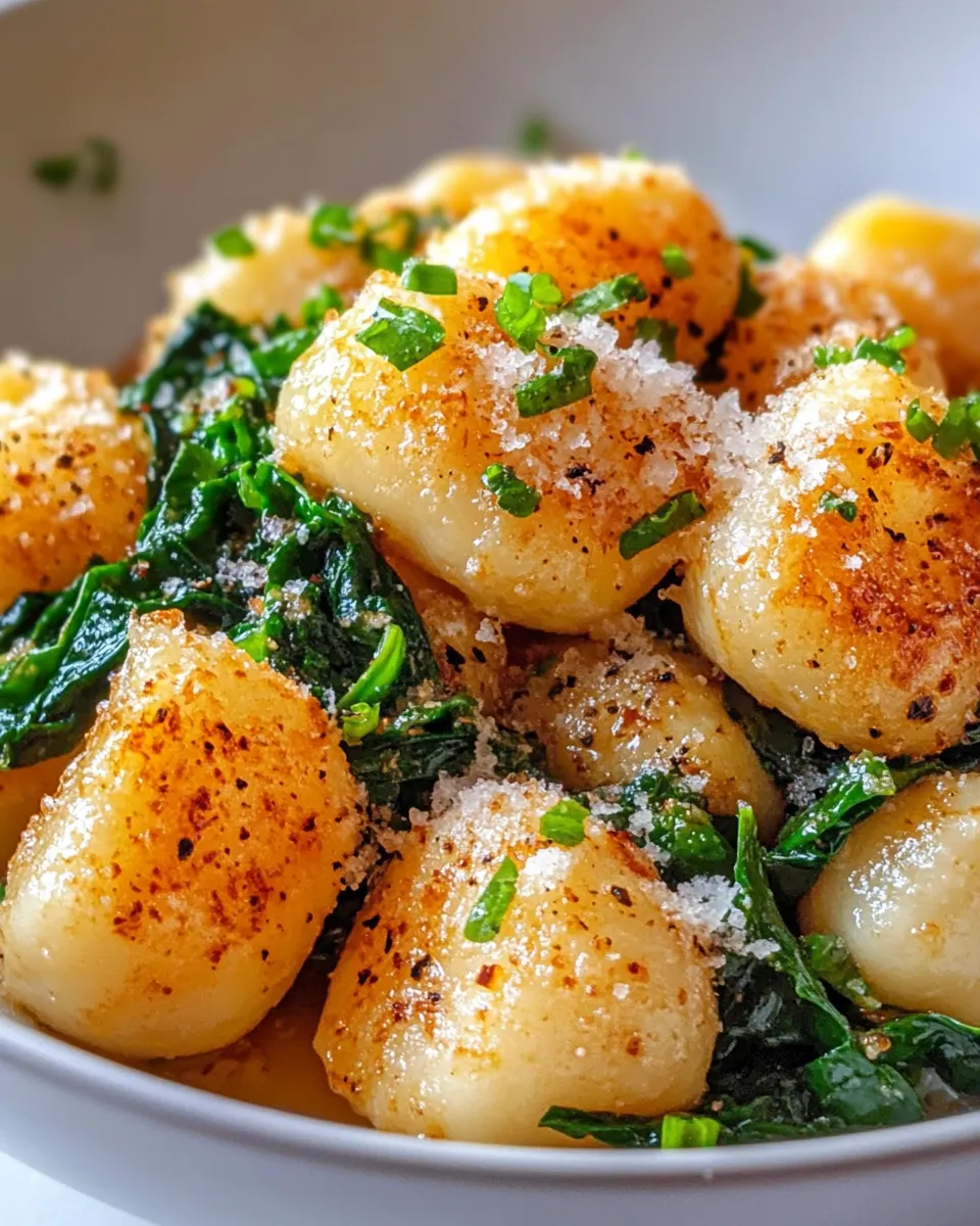 Classic 15-Minute Garlic Butter Gnocchi & Spinach image