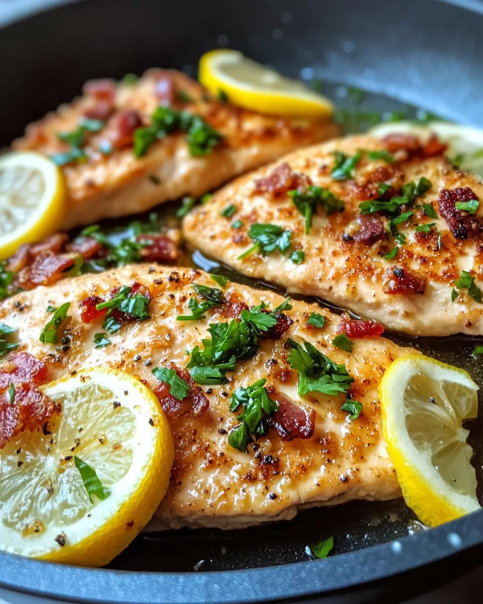 Delicious 20-Minute Chicken Piccata (Lightened-Up) plate image