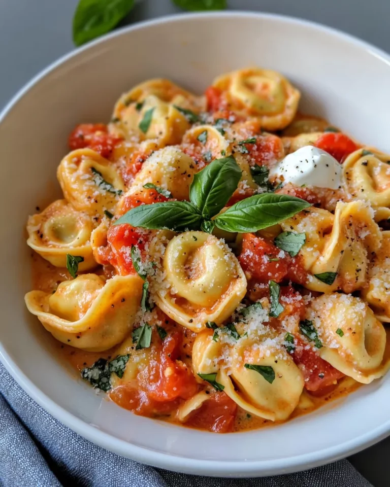 Homemade 20-Minute Creamy Tomato Tortellini recipe photo