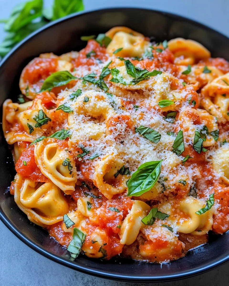 Classic 20-Minute Creamy Tomato Tortellini dish photo