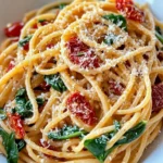 Homemade 20-Minute Tuscan Sun-Dried Tomato Pasta photo