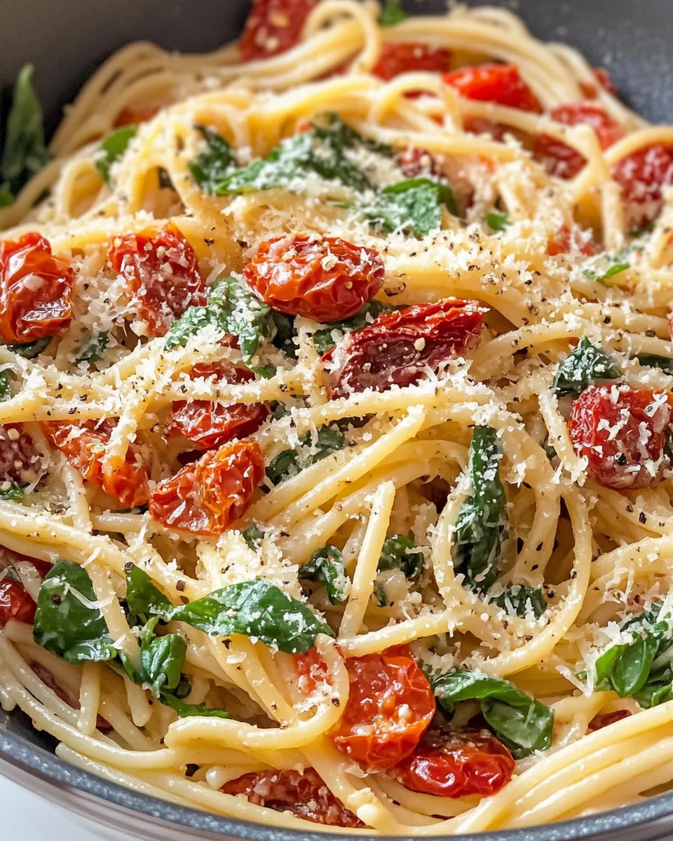 Easy 20-Minute Tuscan Sun-Dried Tomato Pasta recipe photo