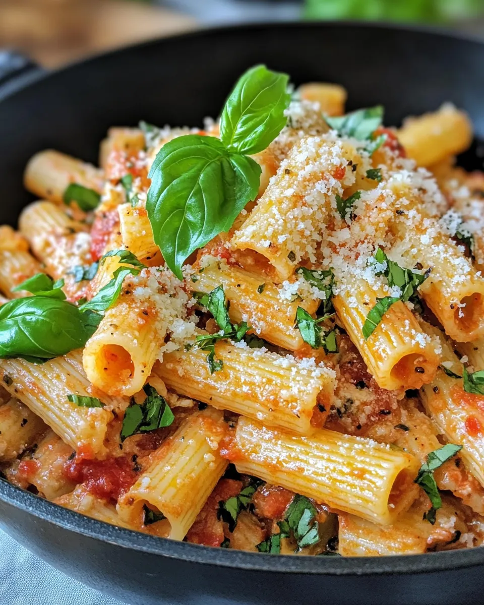 Delicious 20-Minute Vodka Rigatoni (Stovetop) plate image