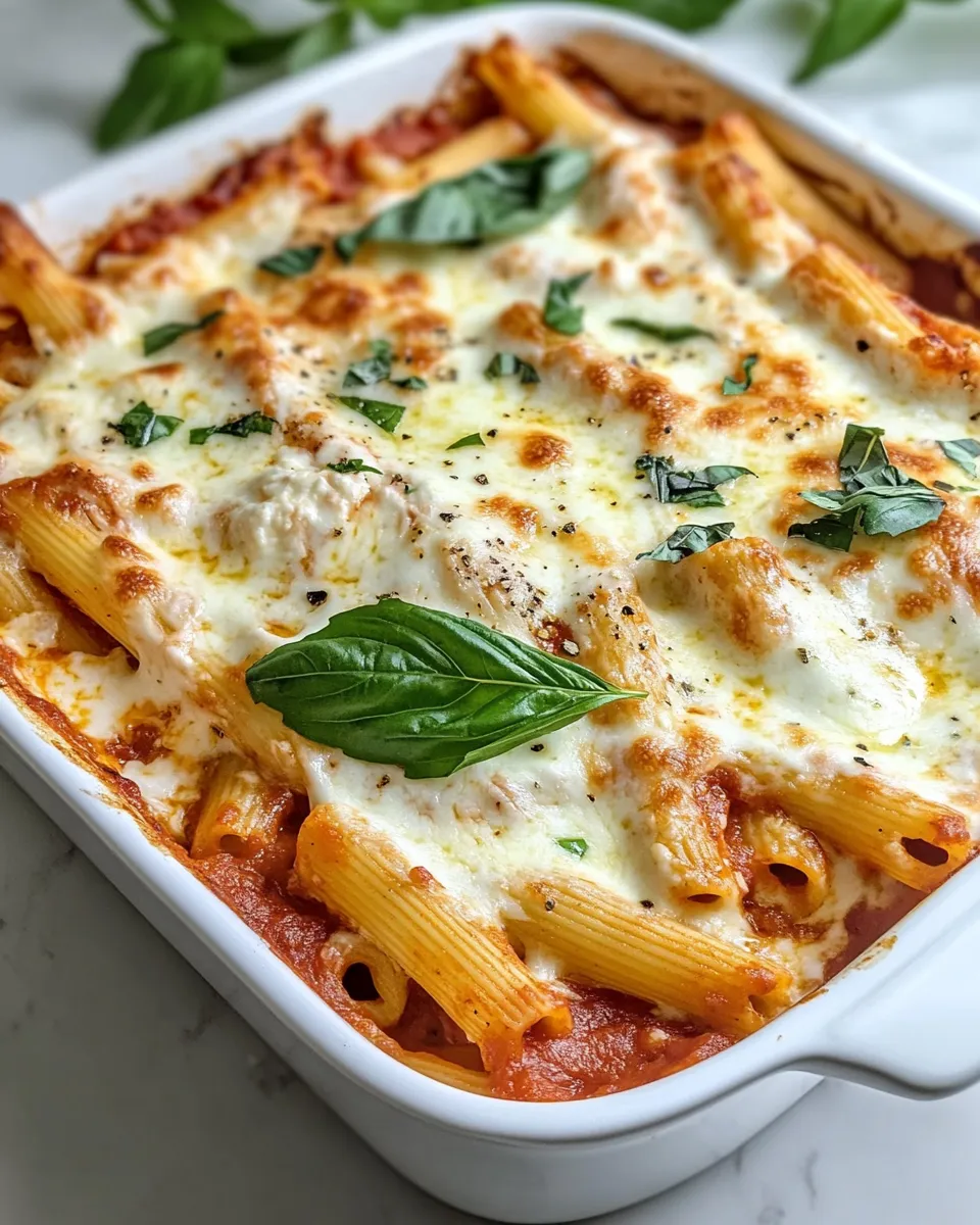 Delicious 30-Minute Baked Ziti with Ricotta Clouds image