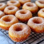 Homemade Apple Cinnamon Baked Donuts (No Fry) recipe photo