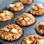 Homemade Apple Cinnamon Baked Oatmeal Cups (Meal Prep) recipe photo