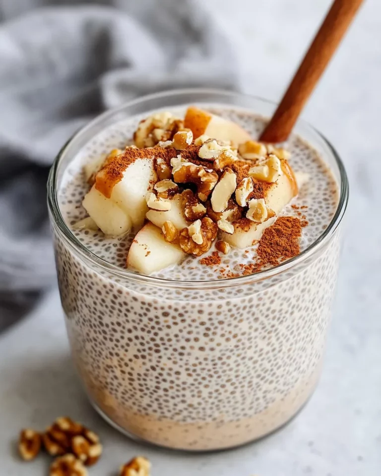 Homemade Apple Cinnamon Chia Pudding (Overnight) photo